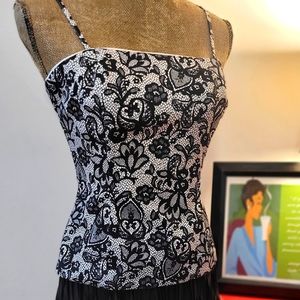White House Black Market Corset Top